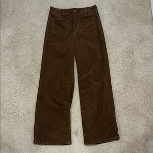 Oat New York Brown Wide Leg Pants